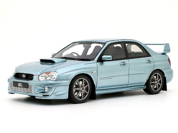 *** PRÉ-VENDA *** Subaru Impreza WRX STI WR1 P. Solberg Edition 2003 1:18 OttOmobile Azul