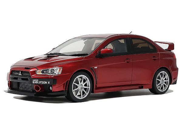 Mitsubishi Lancer EVO X FQ 400 2012 1:18 OttOmobile Vermelho