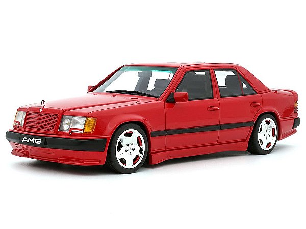 Mercedes Benz 300 E 6.0 AMG 1987 1:18 OttOmobile Vermelho