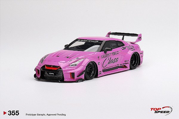 Nissan 35GT-RR Ver.1 LB-Silhouette Works GT LBWK 1:18 TopSpeed Rosa