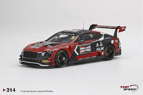 Bentley Continental GT3 CHAMPION 2018 Blancpain GT Asia 1:18 TopSpeed