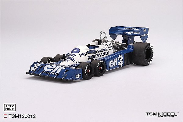 Fórmula 1 Tyrrell P34 1977 Monaco Ronnie Peterson  1:12 TSM Model