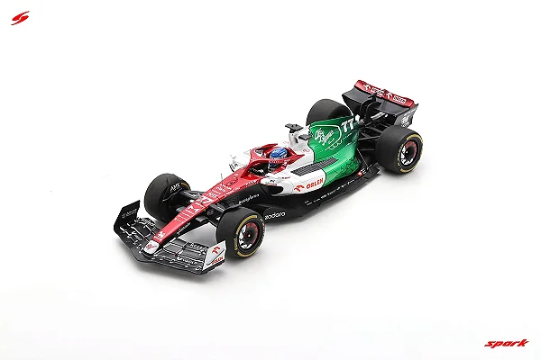 Fórmula 1 Alfa Romeo ORLEN C42 Azerbaijan 2022 Bottas 1:18 Spark