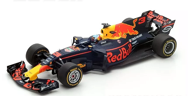 Fórmula 1 Red Bull Racing RB13 TAG Heuer Spanish 2017 Daniel Ricciardo 1:18 Spark
