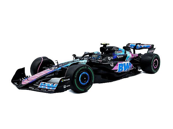 *** PRÉ-VENDA *** Fórmula 1 Alpine F1 Team A524 Pierre Gasly GP Brasil 2024 1:18 Solido