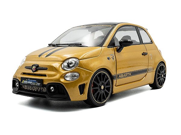 *** PRÉ-VENDA *** Fiat F595 Abarth Solido Works 2024 1:18 Solido Amarelo
