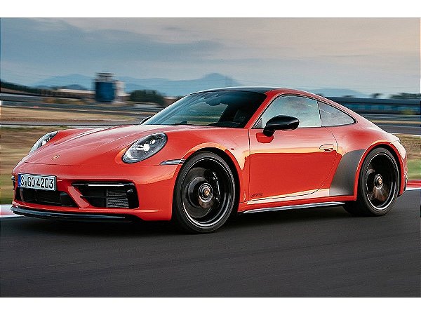 Porsche 911 (992) Carrera 4 GTS 2023 1:43 Solido Laranja