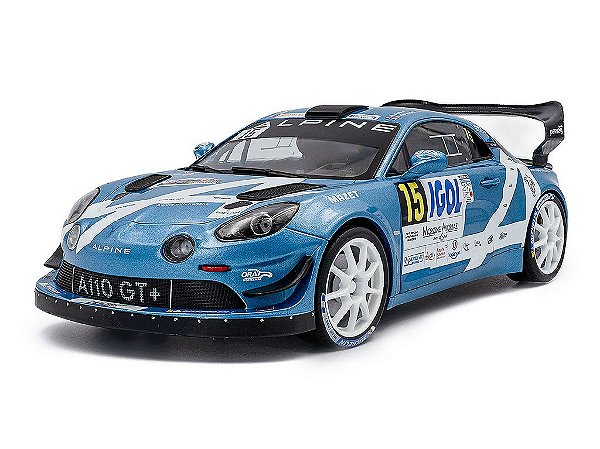 Alpine A110 Rallye GT+ CFR Mont-Blanc Morzine 2024 1:18 Solido