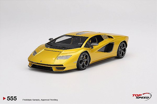 Lamborghini Countach LPI 800-4 1:18 TopSpeed Amarelo