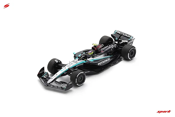Fórmula 1 Mercedes AMG Petronas F1 Team W15 GP Bahrain 2024 Lewis Hamilton 1:18 Spark
