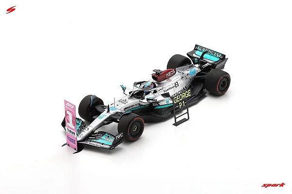 Fórmula 1 Mercedes AMG Petronas F1 Team W13 Winner GP Brasil 2022 George Russell 1:18 Spark