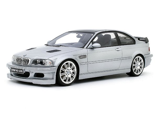 *** PRÉ-VENDA *** BMW E46 M3 GTR Street Titan 354 2001 1:18 OttOmobile Prata