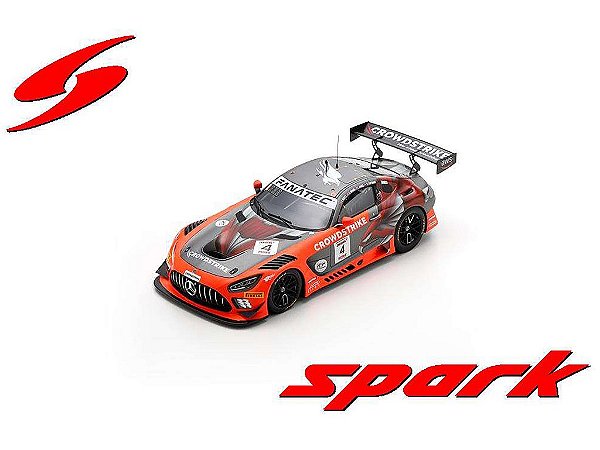 *** PRÉ-VENDA *** Mercedes AMG GT3 EVO Winner PRO-AM class 24Hs Spa 2024 1:18 Spark