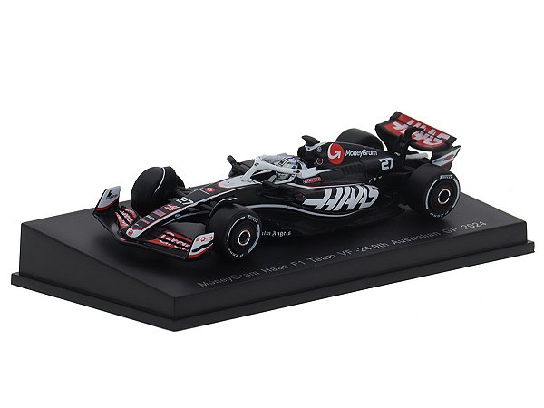 Fórmula 1 MoneyGram Haas F1 Team VF24 Nico Hulkenberg 2024 1:64 Spark