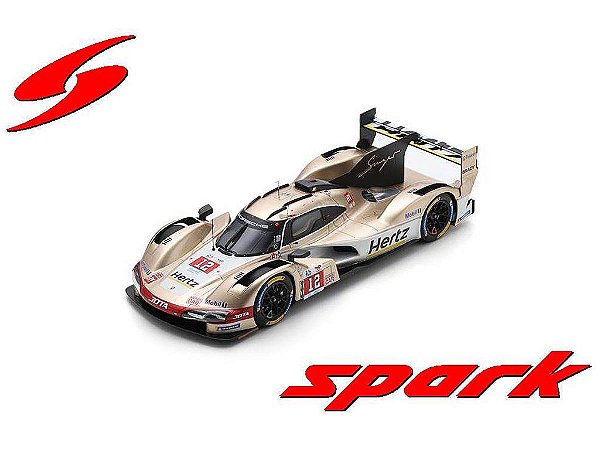 *** PRÉ-VENDA *** Porsche 963 No.12 HERTZ TEAM JOTA 8th 24Hs Le Mans 2024 1:18 Spark