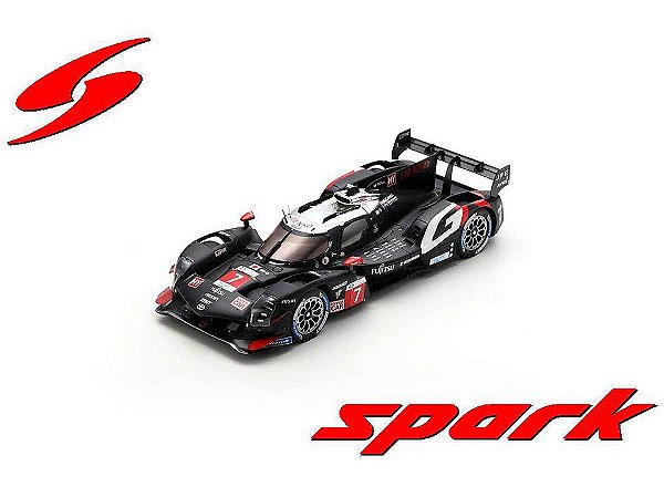 *** PRÉ-VENDA *** Toyota GR010 Hybrid No.7 Toyota Gazoo Racing 2nd 24Hs Le Mans 2024 1:18 Spark