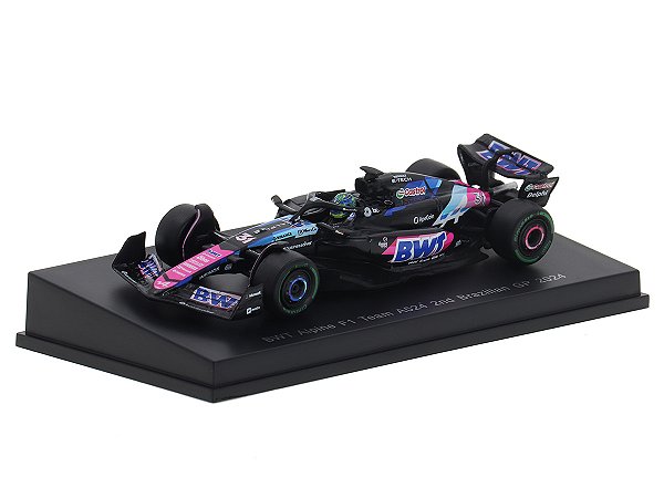 Fórmula 1 BWT Alpine F1 Team A524 2nd GP Brasil Esteban Ocon 2024 1:64 Spark