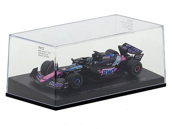 Fórmula 1 BWT Alpine F1 Team A524 2nd GP Brasil Esteban Ocon 2024 1:64 Spark