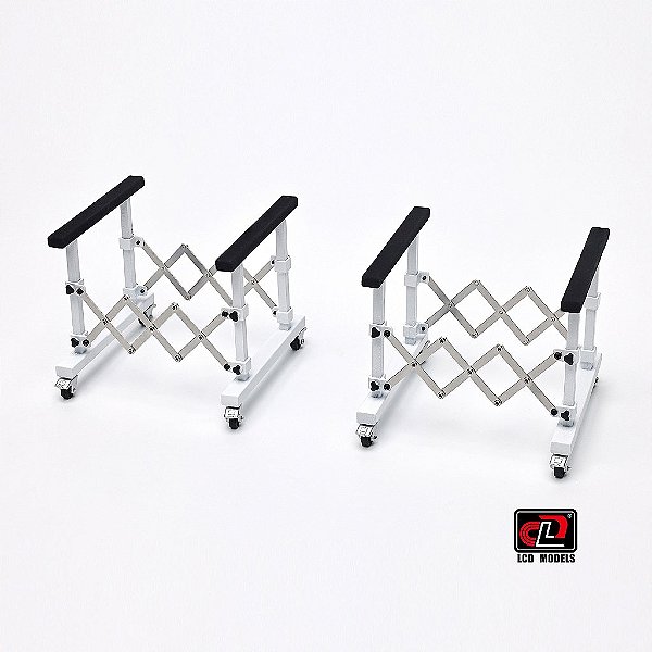 *** PRÉ-VENDA *** Suporte para Capô 1:18 LCD Models Branco