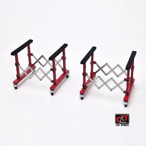 *** PRÉ-VENDA *** Suporte para Capô 1:18 LCD Models Vermelho