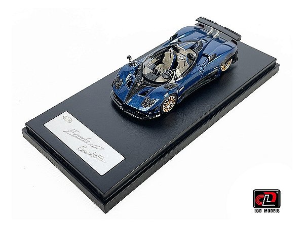 *** PRÉ-VENDA *** Pagani Zonda HP Barchetta 2017 1:64 LCD Models Azul