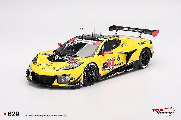 *** PRÉ-VENDA *** Chevrolet Corvette Z06 GT3.R Pratt Miller Motorsports 2025 IMSA 24Hs Daytona 1:18 TopSpeed