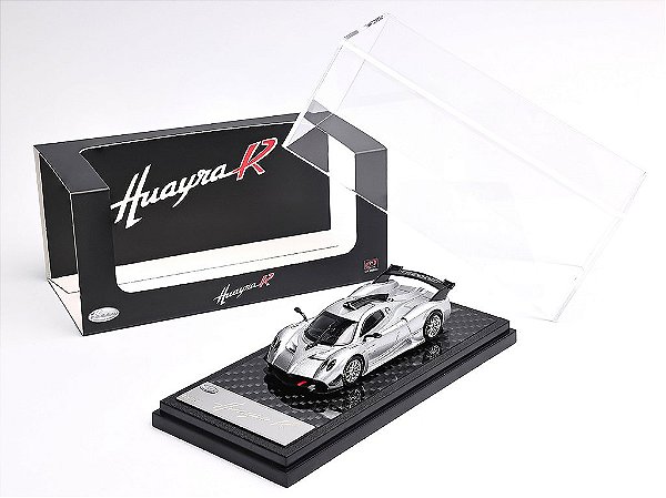*** PRÉ-VENDA *** Pagani Huayra R 1:64 LCD Models Prata