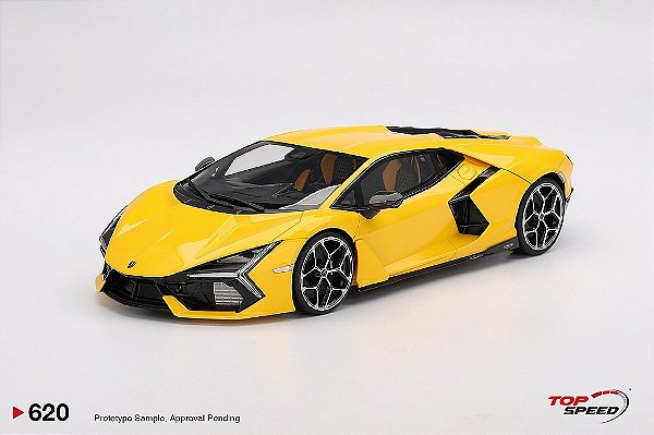 *** PRÉ-VENDA *** Lamborghini Revuelto 1:18 TopSpeed Amarelo