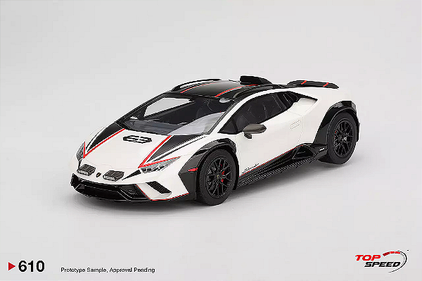 *** PRÉ-VENDA *** Lamborghini Huracán Sterrato 1:18 TopSpeed Branco