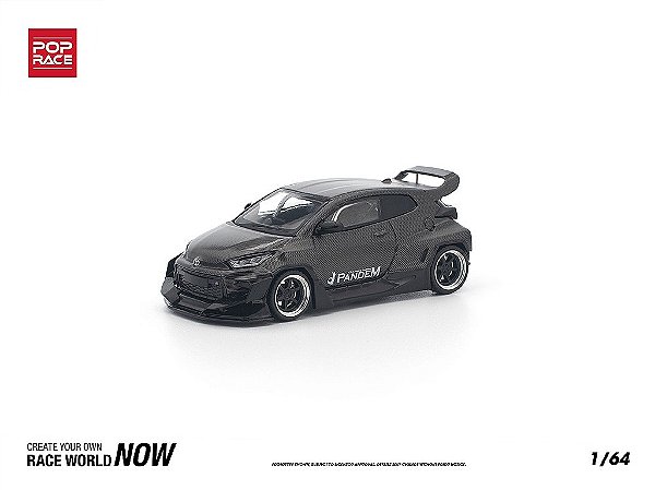 Toyota GR Yaris Pandem Body Kit Carbon Edition 1:64 POP RACE