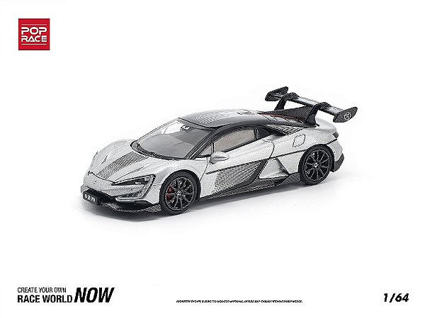 Yangwang U9 1:64 POP RACE Prata