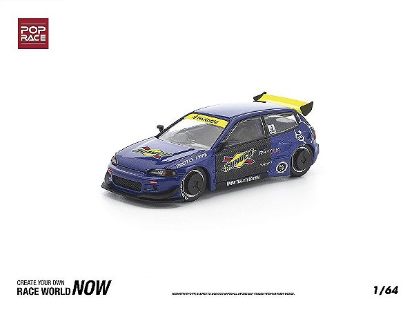 Honda Civic EG6 Pandem Body Kit 1:64 POP RACE