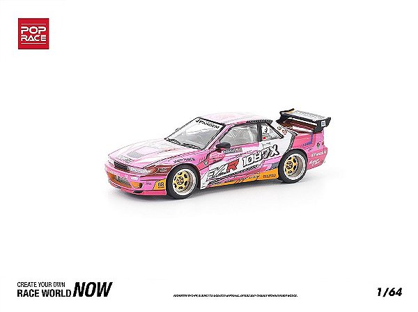 Nissan Silvia S13 EVA RT Pandem Production Model Custom Type-08 X 1087X 1:64 POP RACE
