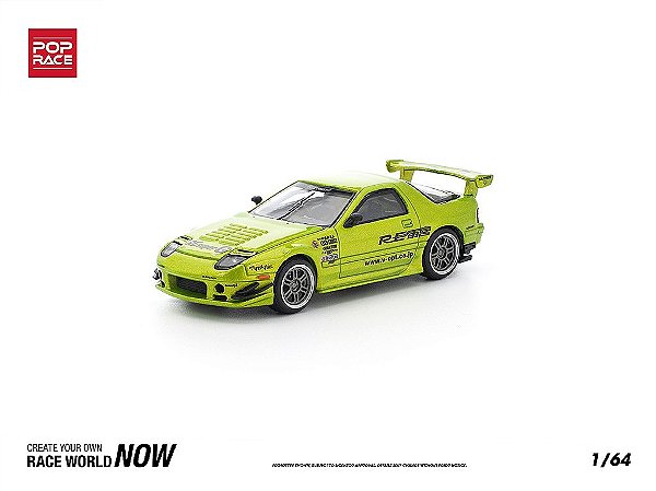 Mazda RX7 FC3S RE-Amemiya 1:64 POP RACE Verde