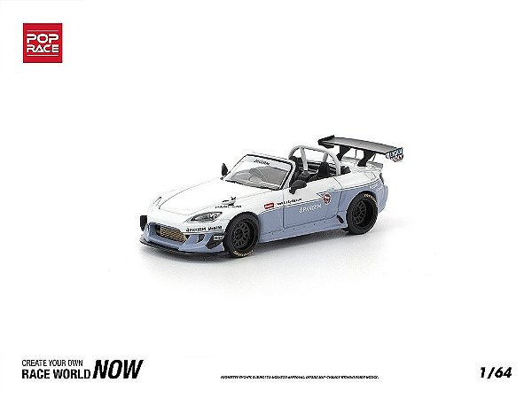 Honda S2000 Pandem Body Kit 1:64 POP RACE Branco