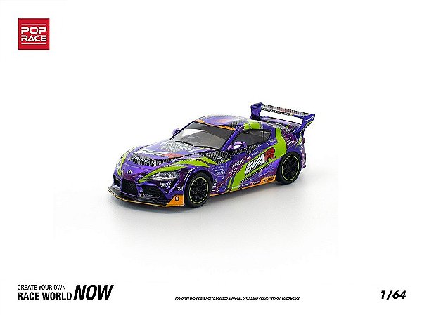 Toyota GR Supra Eva RT Test Type-01 Pandem Body Kit Goodride 1:64 POP RACE