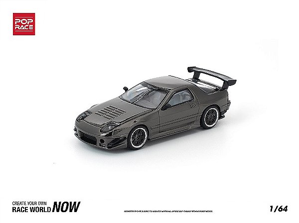 Mazda RX7 FC3S Re-Amemiya 1:64 POP RACE Dark Chrome Series
