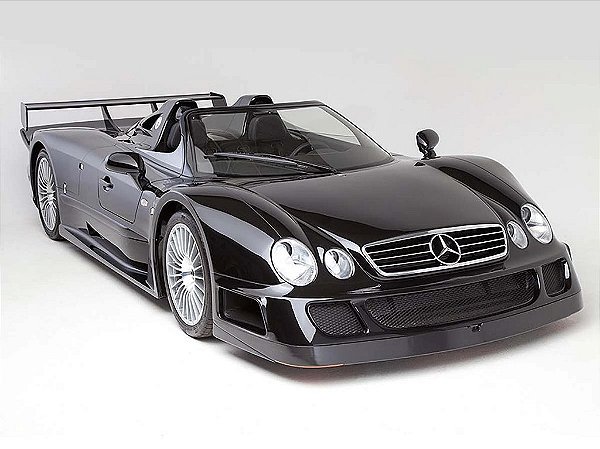 *** PRÉ-ORDER *** Mercedes Benz CLK-GTR Roadster 1999 1:18 GT Spirit Grafite