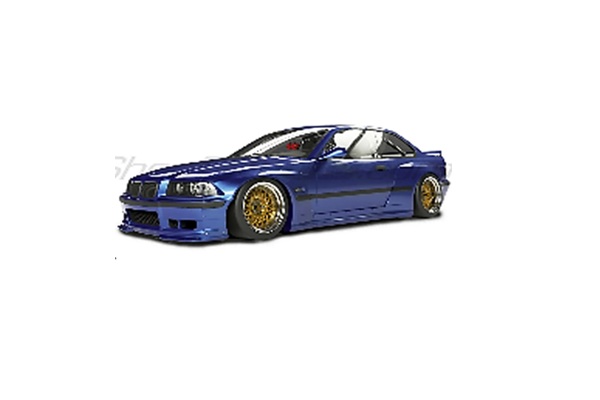 BMW M3 Coupe Pandem Body Kit 1990 1:18 Solido Azul