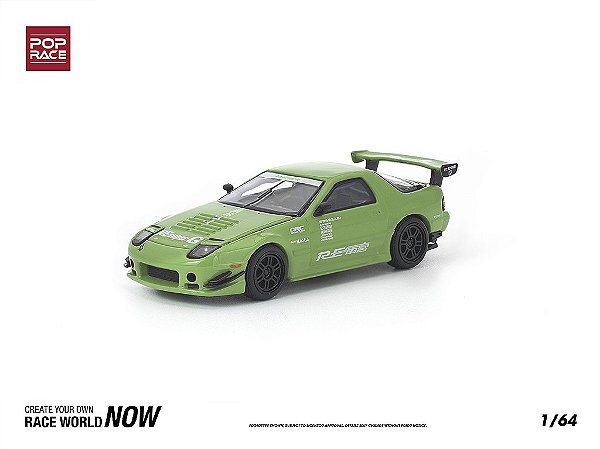 Mazda RX7 (FC3S) Re-Amemiya 1:64 POP RACE Verde