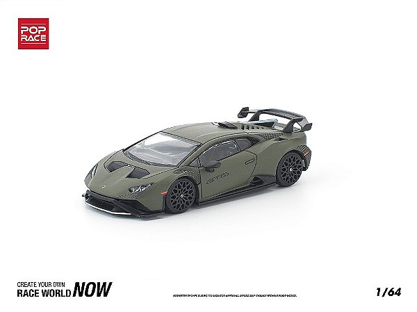 Lamborghini Huracan STO 1:64 POP RACE Verde