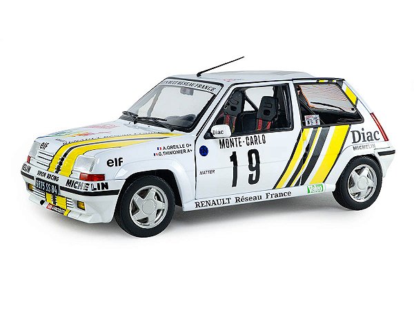 Renault 5 GT Turbo MK2 Rallye Monte Carlo 1989 1:18 Solido