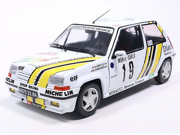 Renault 5 GT Turbo MK2 Rallye Monte Carlo 1989 1:18 Solido