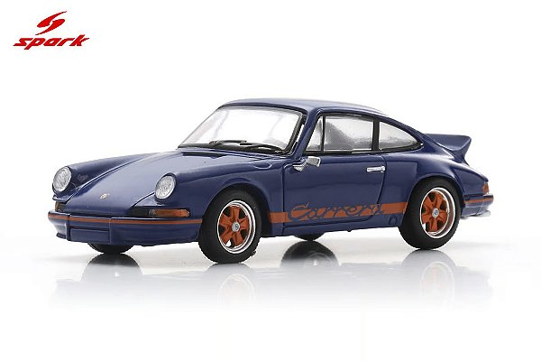 *** PRÉ-VENDA *** Porsche 911 2.7 RS 1973 1:64 Spark Azul PV023