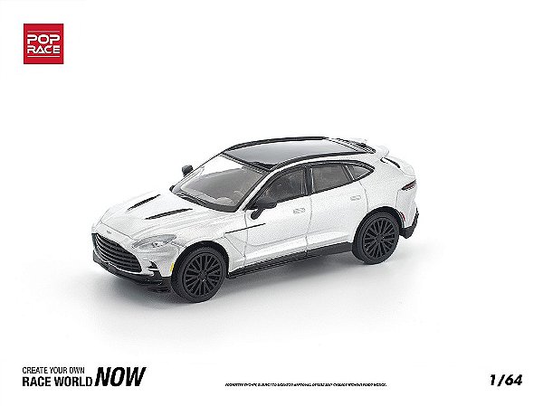 Aston Martin DBX 707 1:64 POP RACE Prata