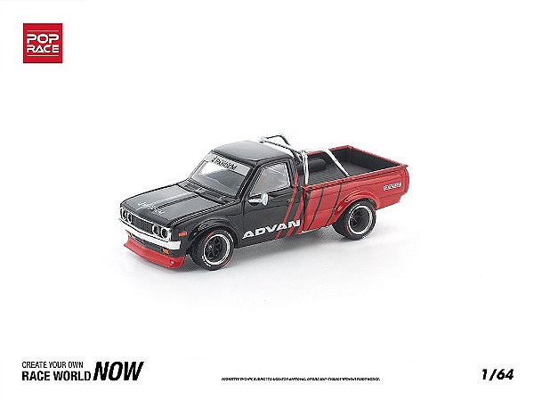 Datsun 620 ADVAN Pandem Body Kit 1:64 POP RACE