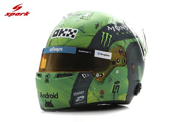 *** PRÉ-VENDA *** Capacete Lando Norris McLaren F1 Team GP Las Vegas 2025 1:5 Spark PV023