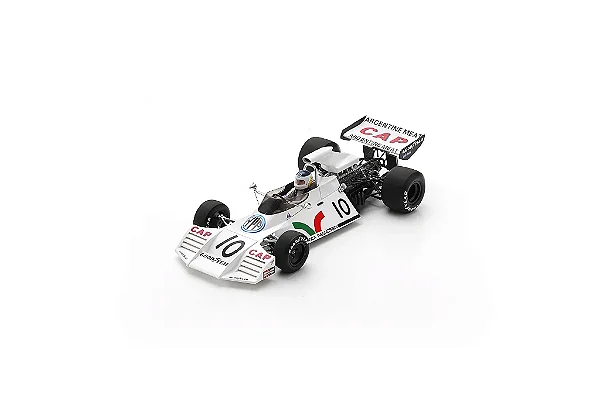 Fórmula 1 Brabham BT42 No.10 Carlos Reutemann 3rd GP França 1973 1:18 Spark