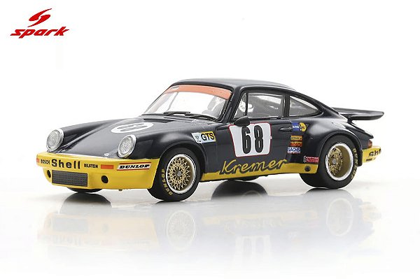 *** PRÉ-VENDA *** Porsche 911 Carrera RSR 3.0 No.68 24Hs Le Mans 1974 1:64 Spark PV023