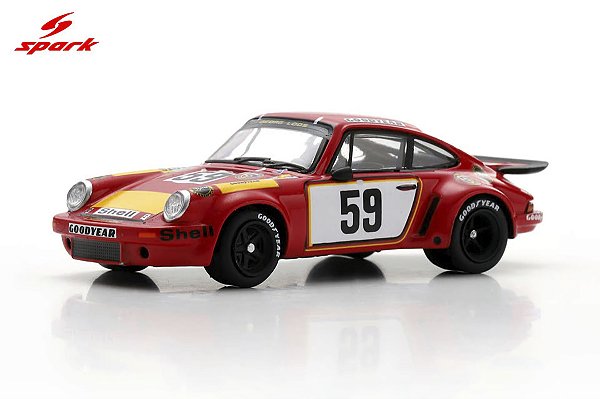 *** PRÉ-VENDA *** Porsche 911 Carrera RSR 3.0 No.59 24Hs Le Mans 1975 1:64 Spark PV023